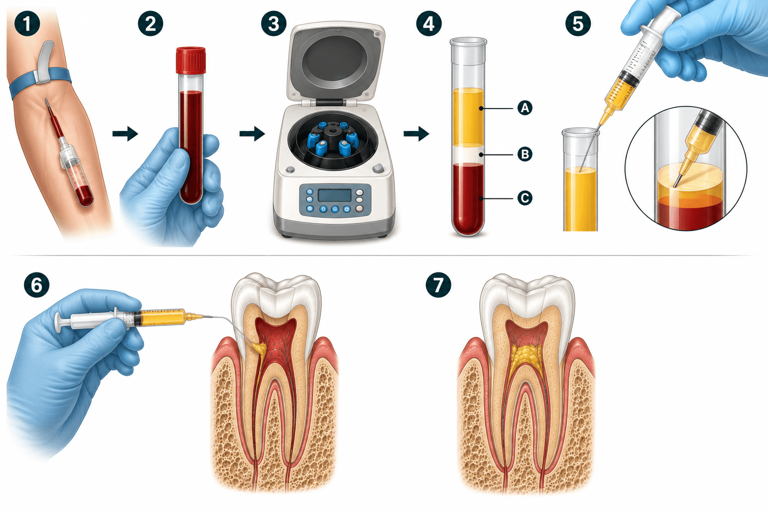Figura 3 asociada a endodoncia regenerativa con i-prf en dientes maduros necróticos